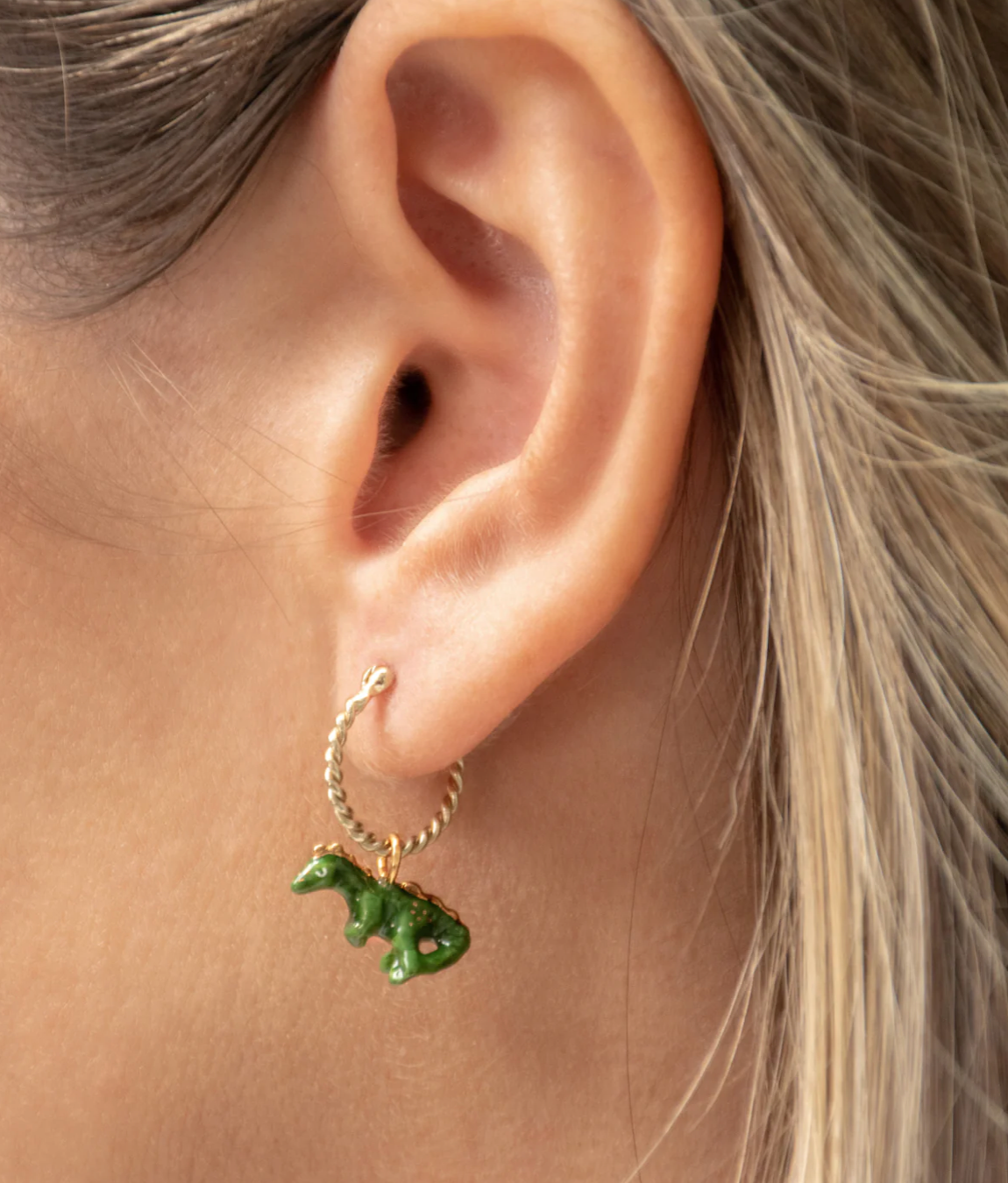 Mini créoles - Dinosaure