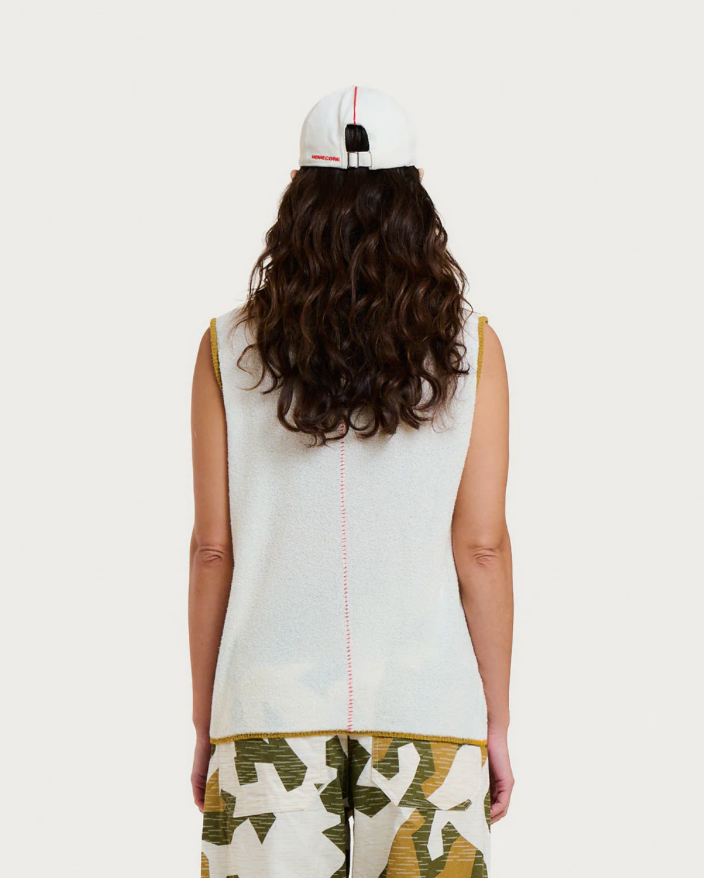 Débardeur Sofia Spuma - Écru et Khaki