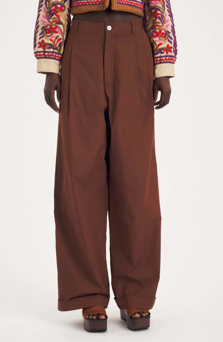 Pantalon Taylora - Marron