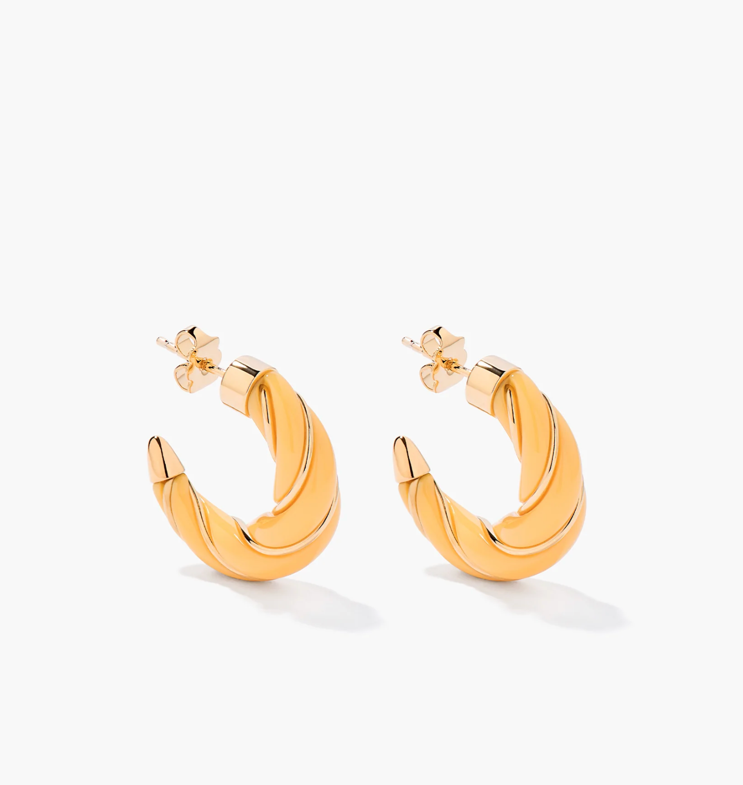 Boucles d'Oreilles Diana  - Jaune