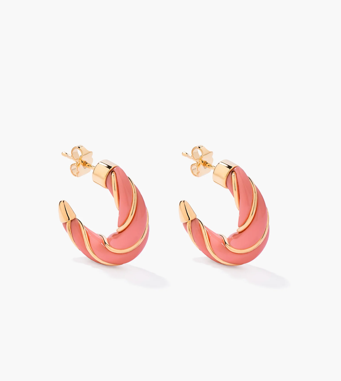 Boucles d'Oreilles Diana  - Rose