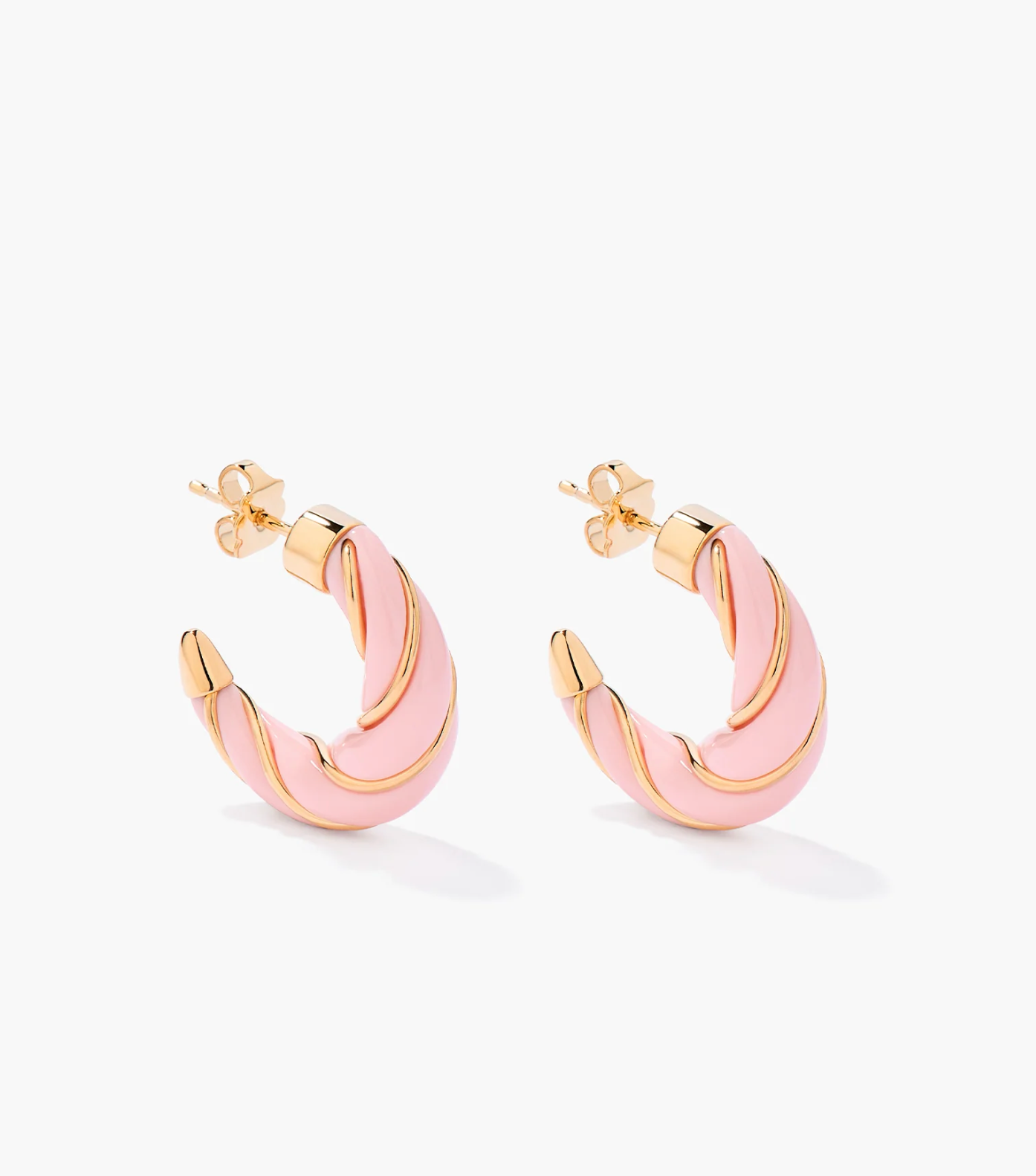Boucles d'Oreilles Diana  - Baby Pink