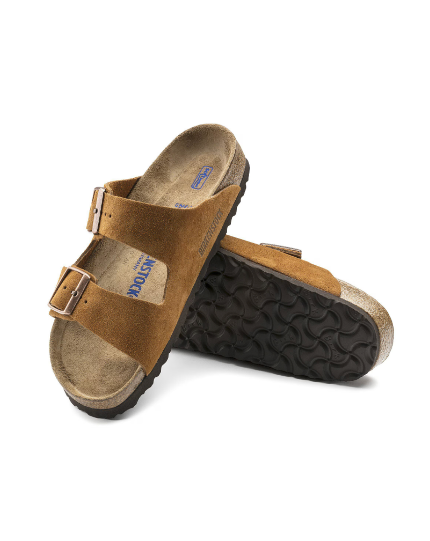 Arizona Soft Footbed Suede Leather - Mink
