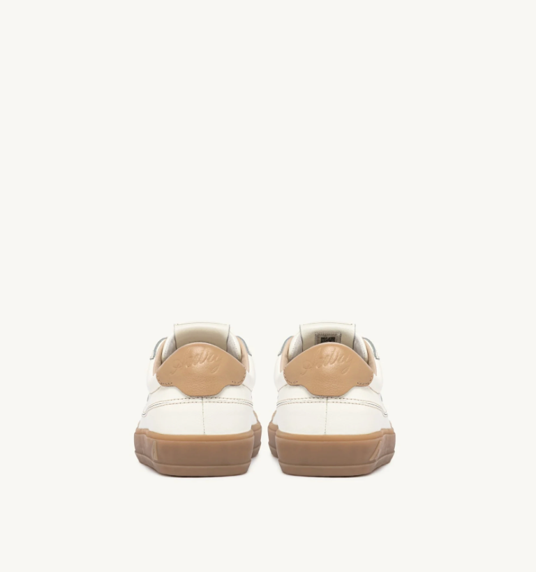 Baskets Windscape Low en Cuir - Marshmallow et Tan