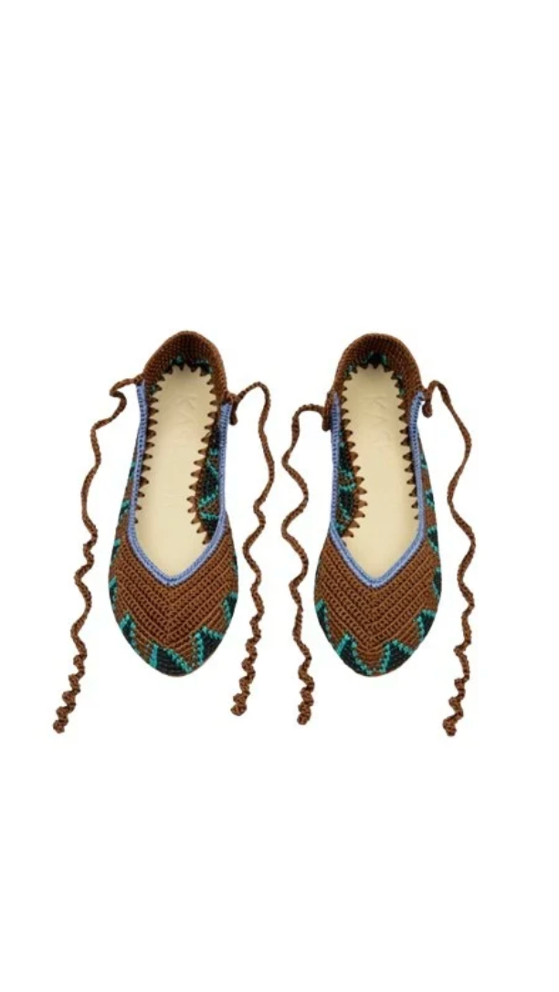 Sandales Ballerina - Marron Amande