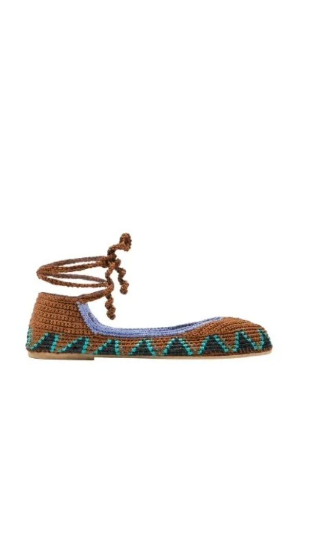 Sandales Ballerina - Marron Amande
