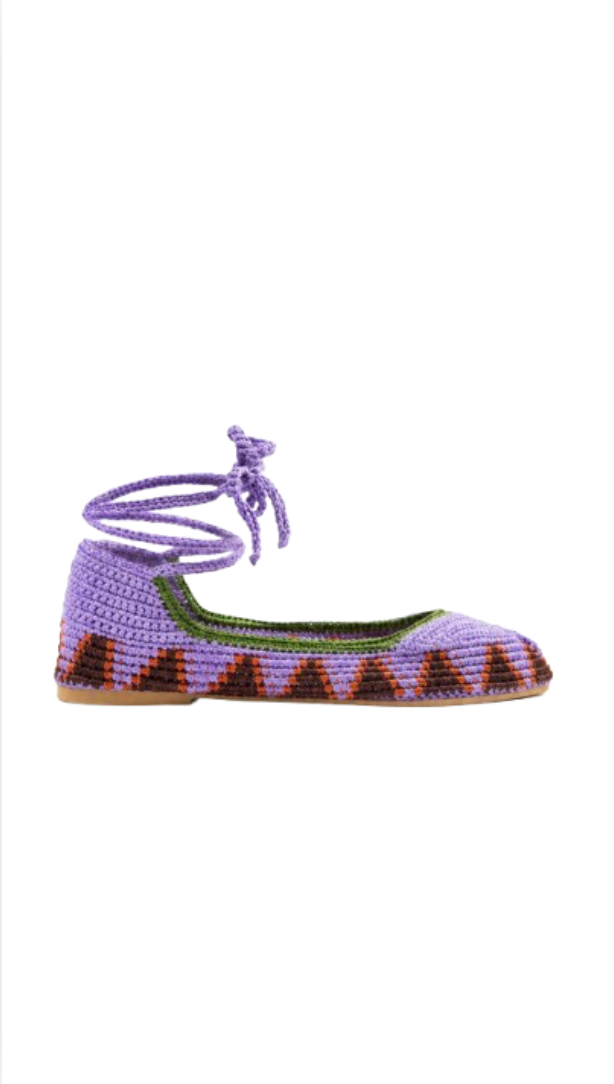 Sandales Ballerina - Violet Lavande