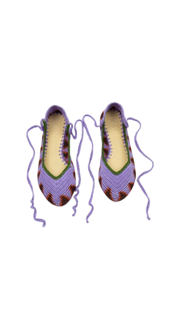 Sandales Ballerina - Violet Lavande