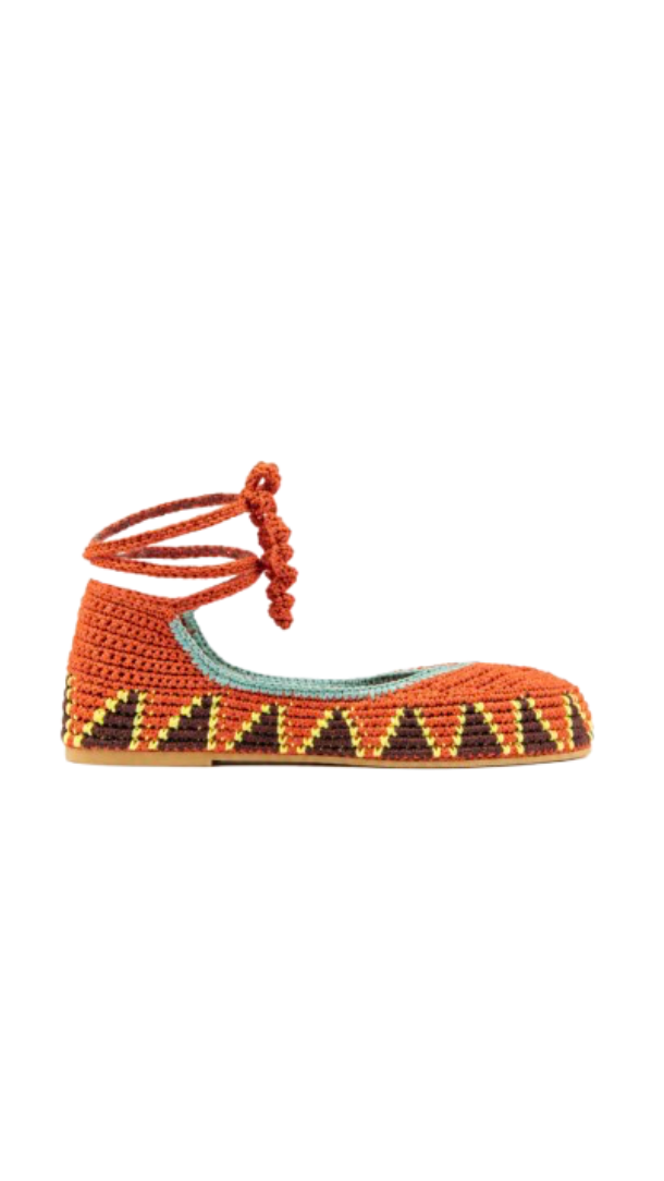 Sandales Ballerina - Orange Homard