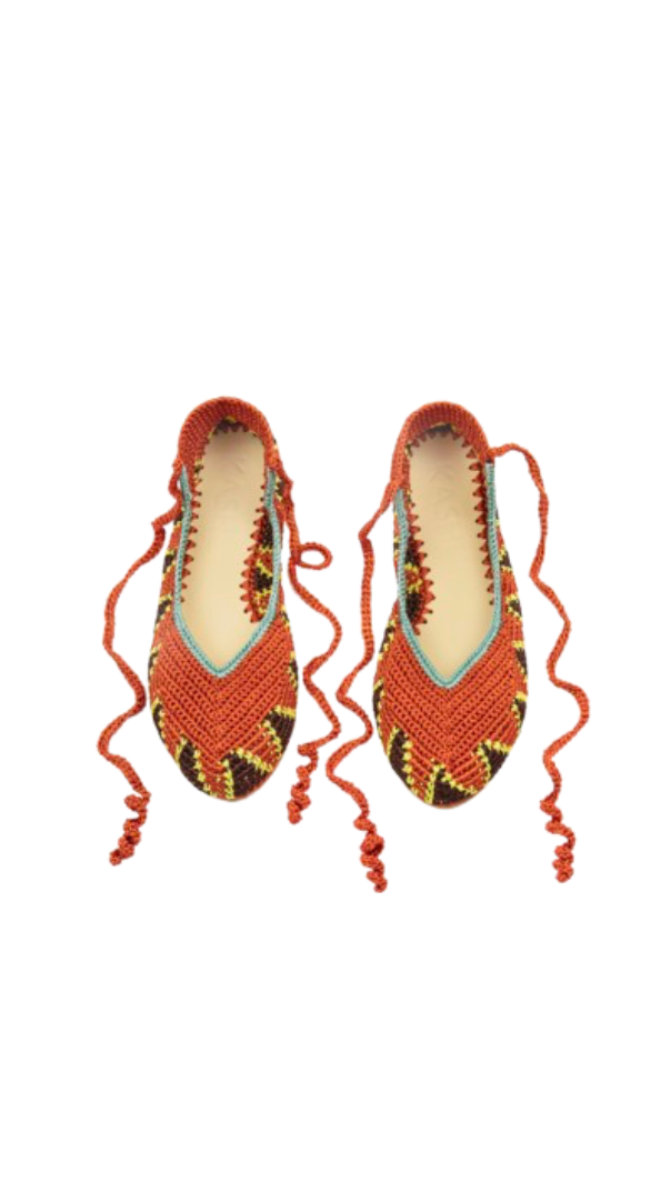 Sandales Ballerina - Orange Homard