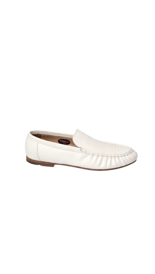 Mocassins Plissé - Bianco