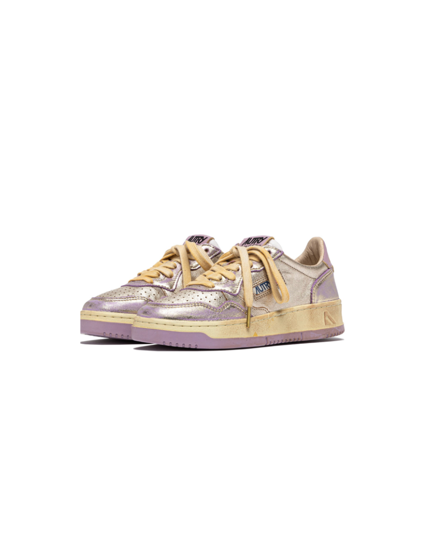 Baskets Medalist Low Super Vintage  - Platinium et Lilas
