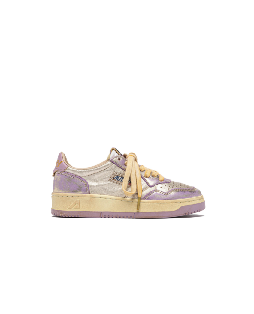 Baskets Medalist Low Super Vintage  - Platinium et Lilas