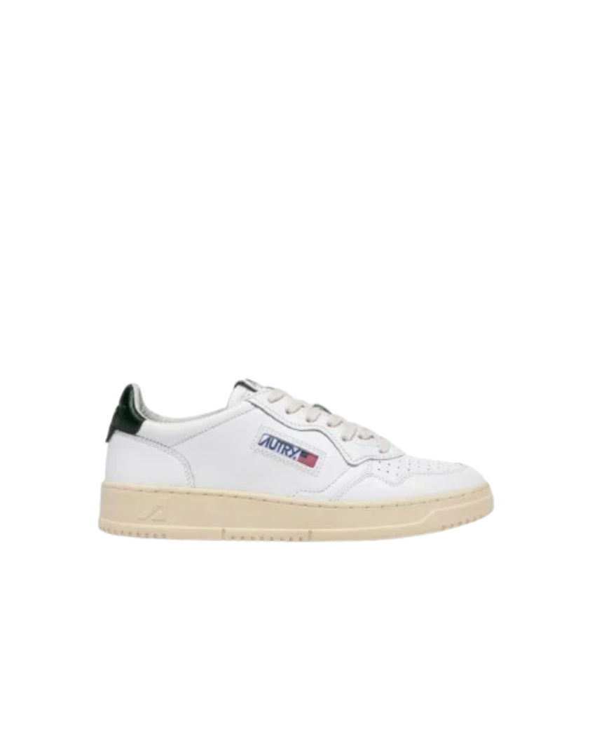 Baskets Medalist Low en Cuir  - Blanc et Mountain