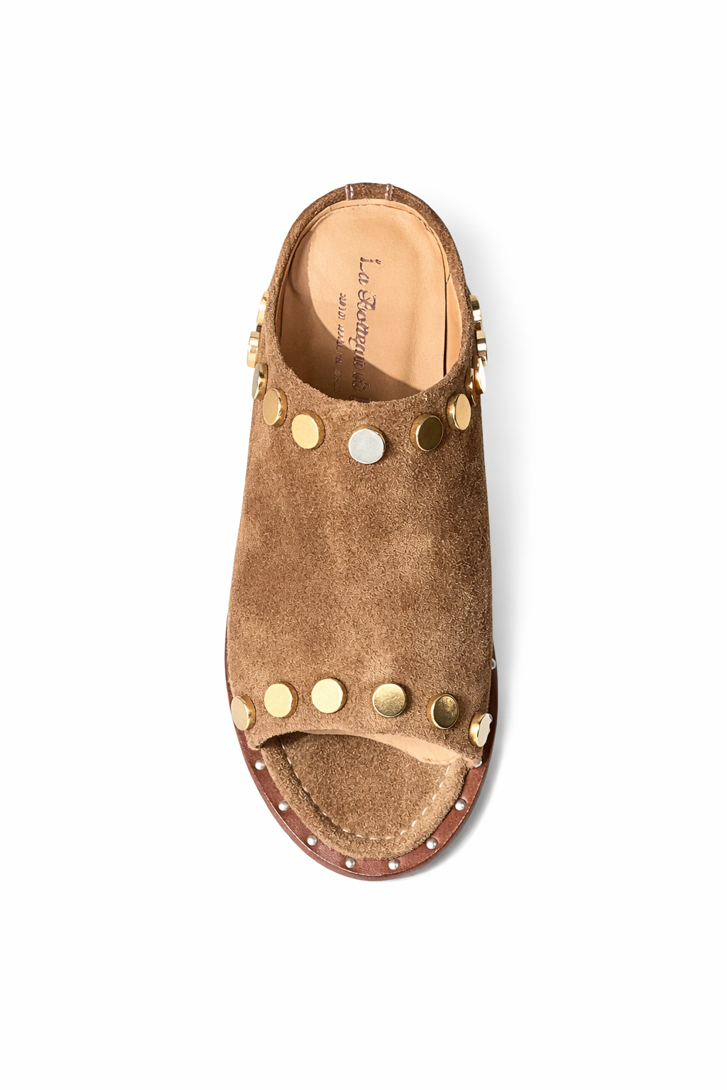 Sandales Plates en Daim - Camel