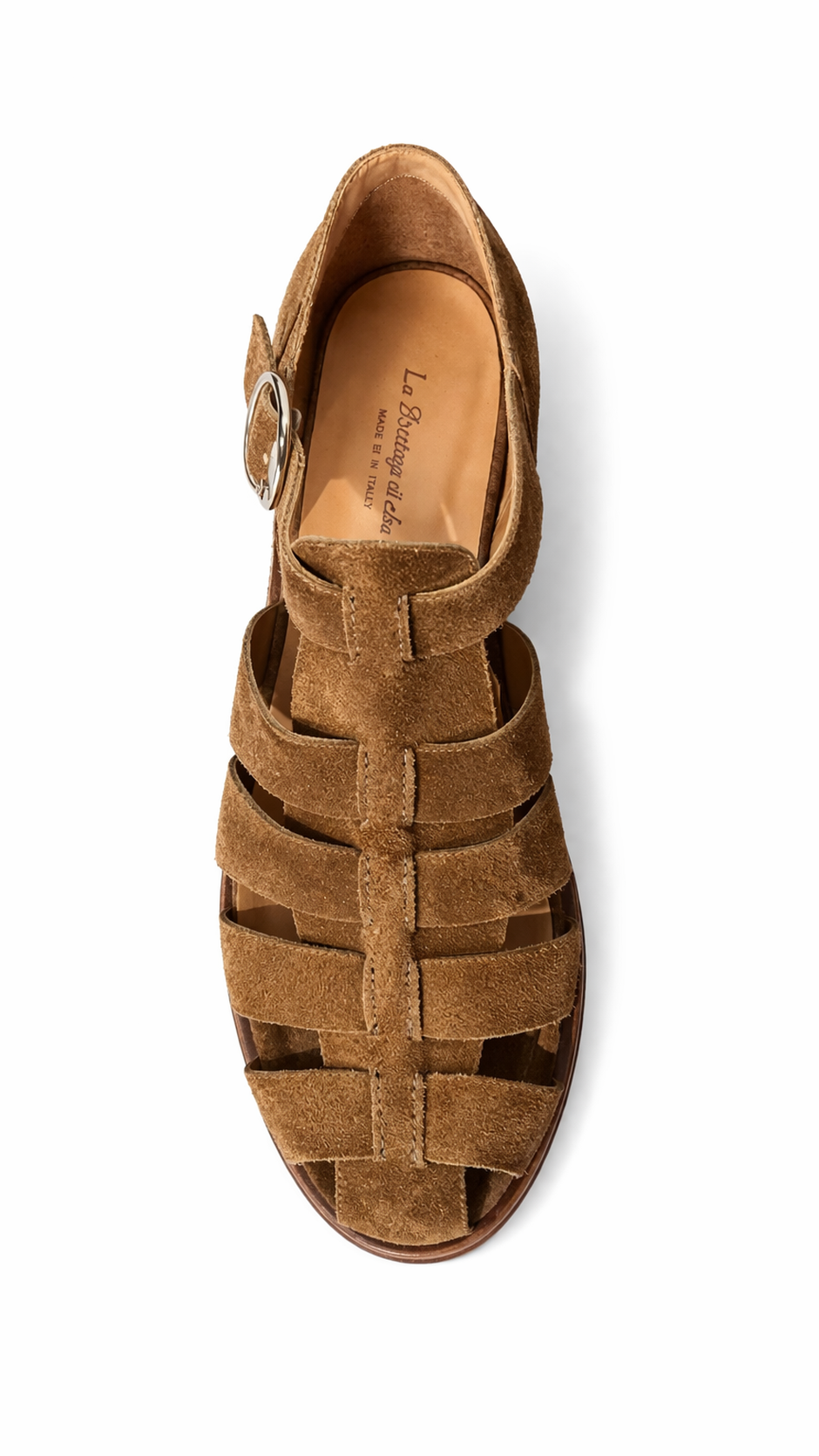 Sandales Méduse en Daim - Camel