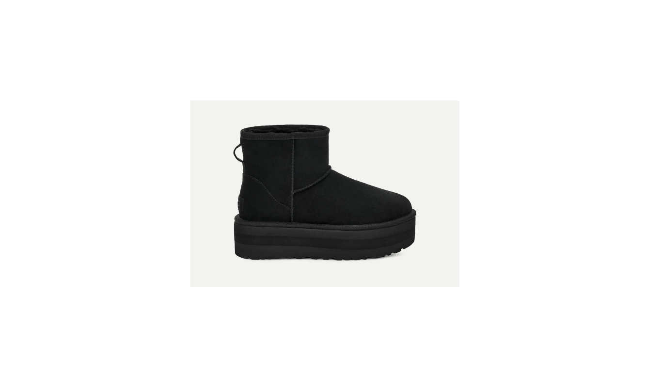 Botte Classic Mini Plateforme - Noir