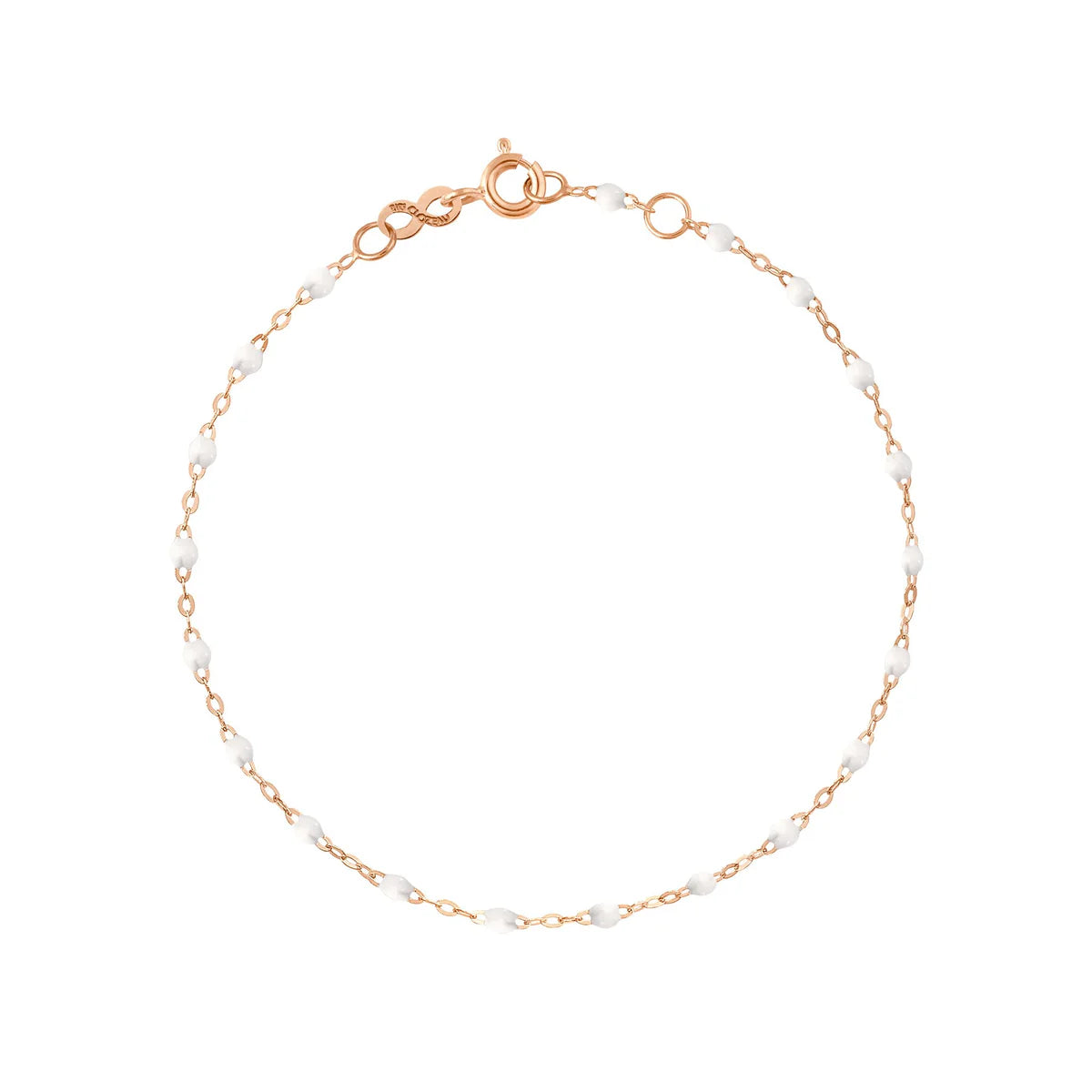 Bracelet Classique Gigi Or Rose - Blanc