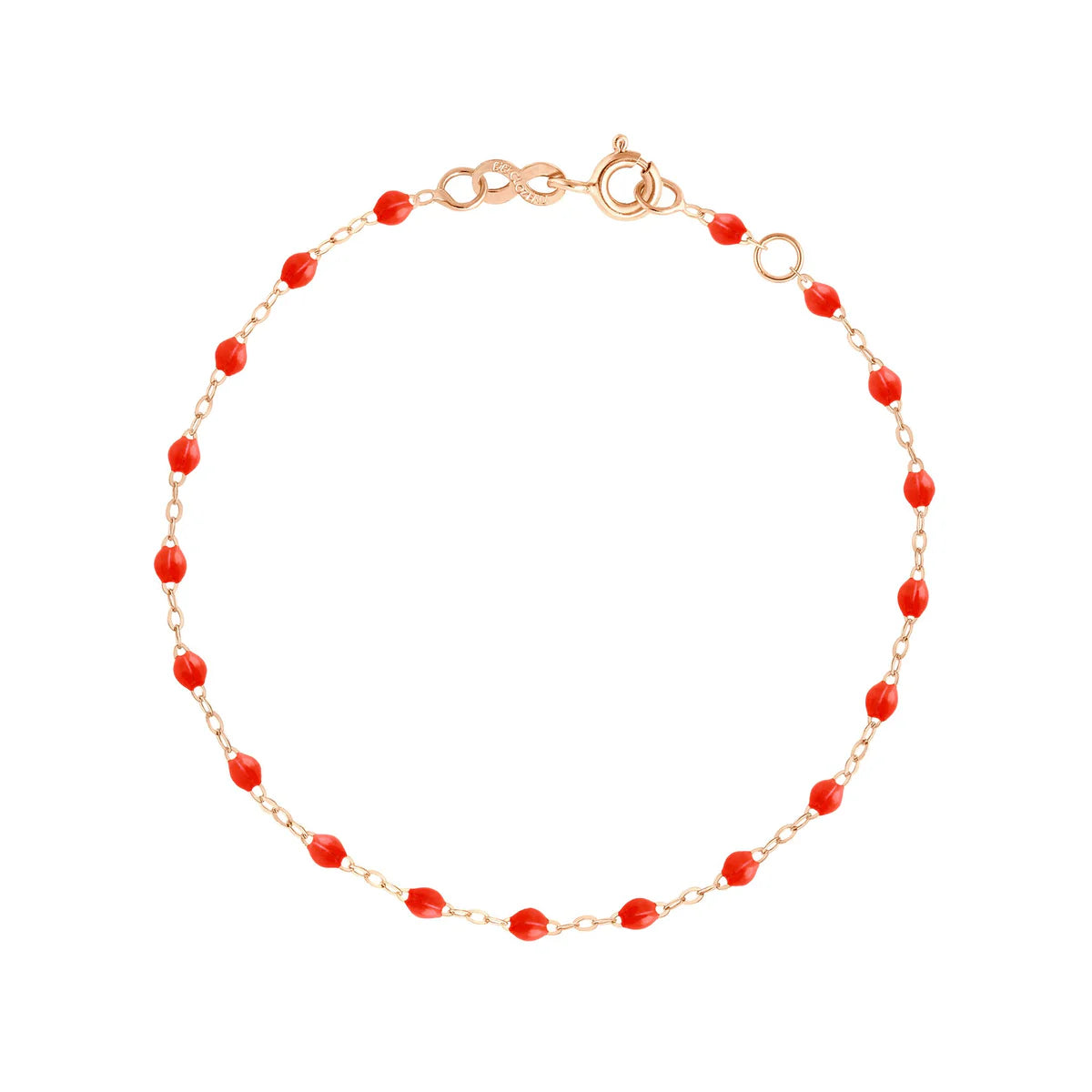 Bracelet Classique Gigi Or Rose - Corail