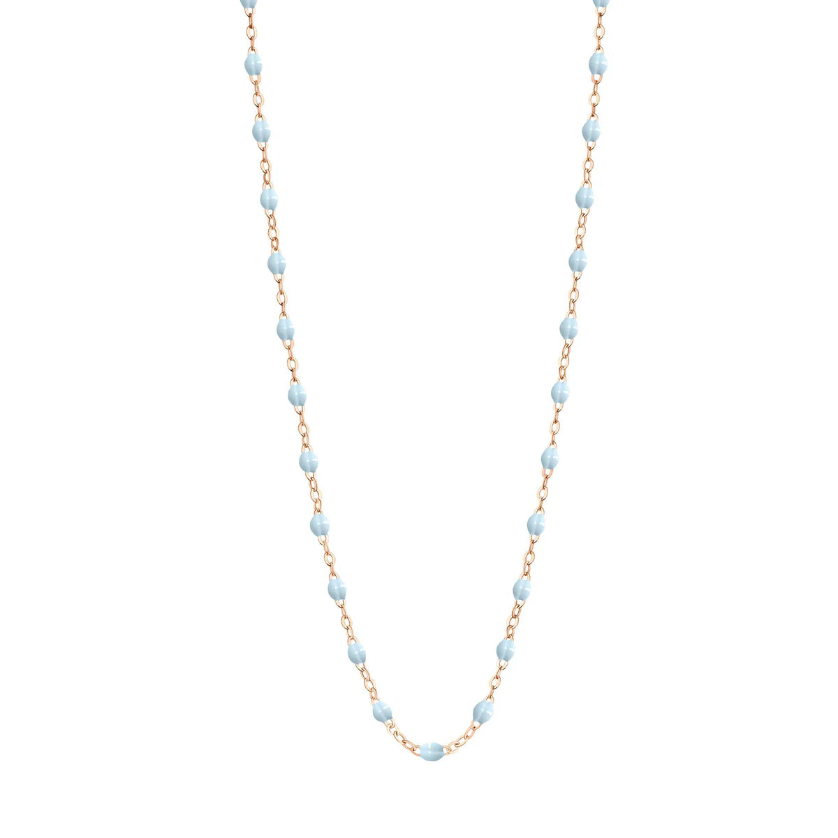 Collier Classique Gigi Or Rose - Bleu Layette