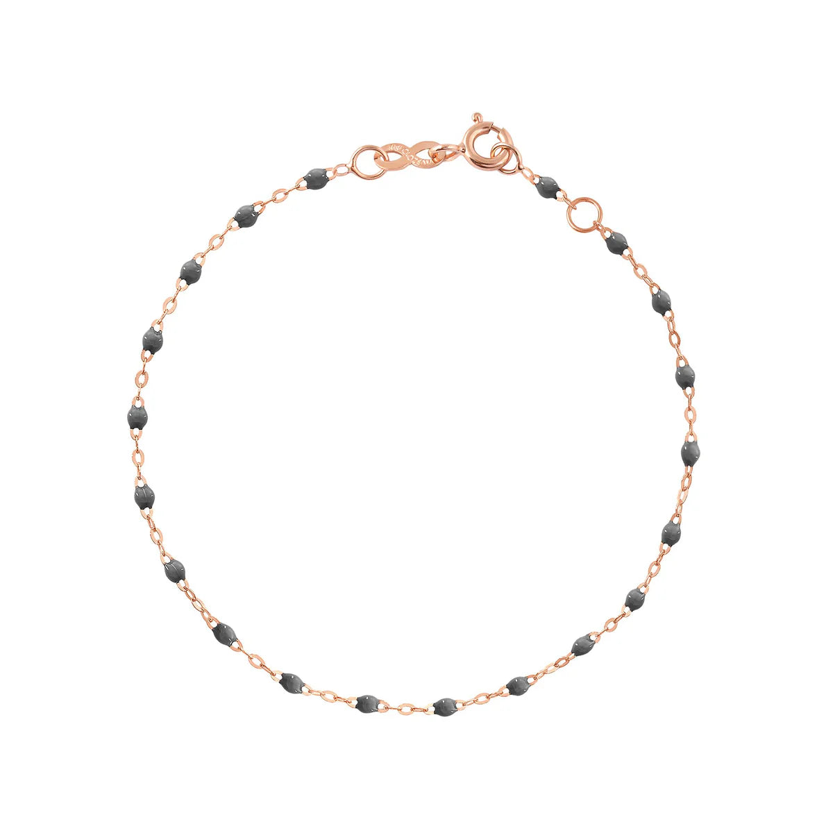 Bracelet Classique Gigi Or Rose - Gris Foncé