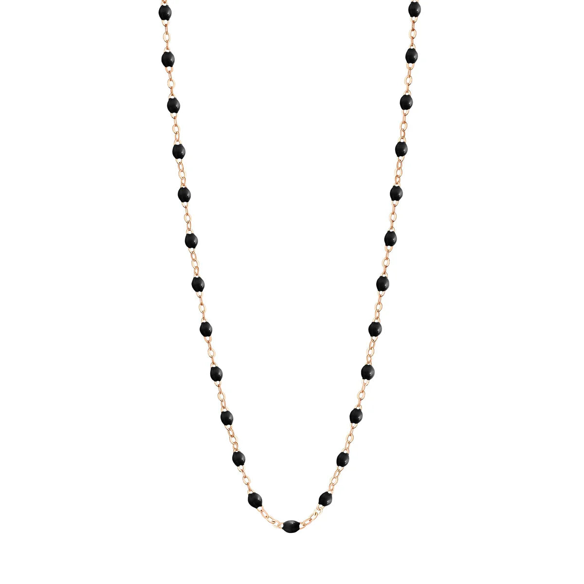 Collier Classique Gigi Or Rose - Noir