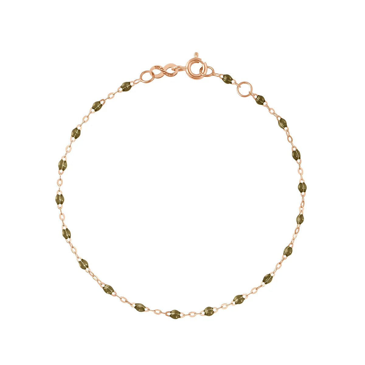 Bracelet Classique Gigi Or Rose - Kaki