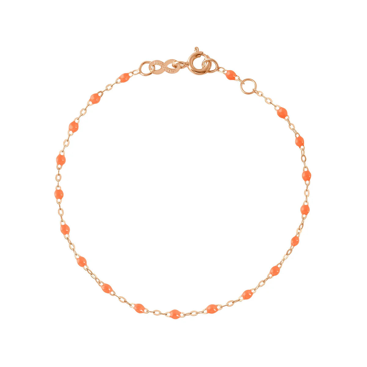 Bracelet Classique Gigi Or Rose - Orange Fluo