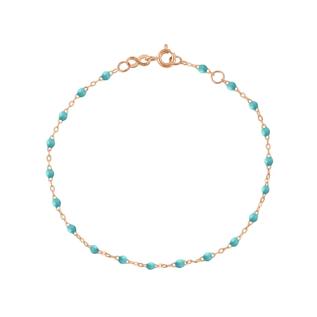Bracelet Classique Gigi Or Rose - Turquoise Vert
