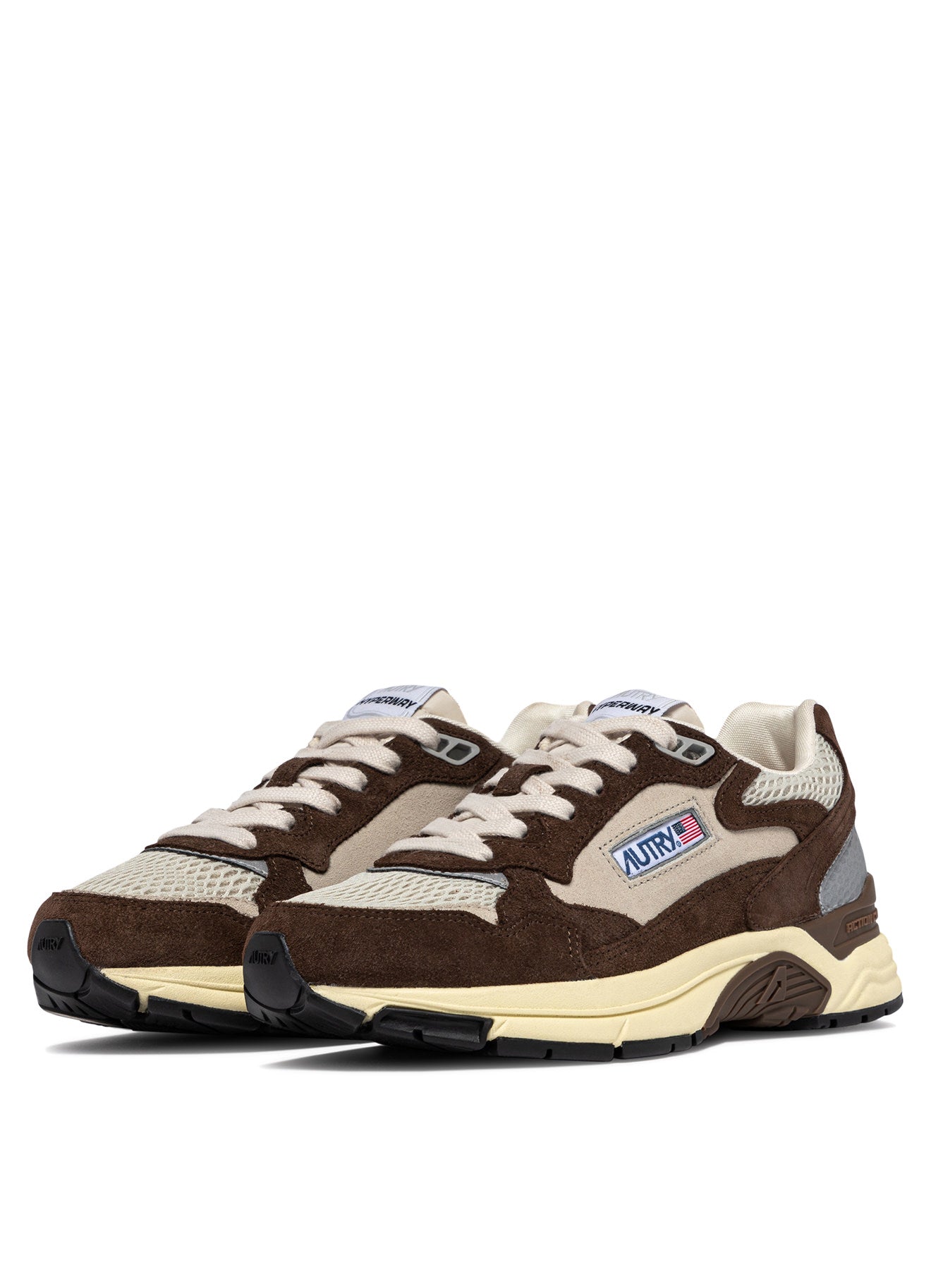 Baskets Hyperway - Chocolate et Beige