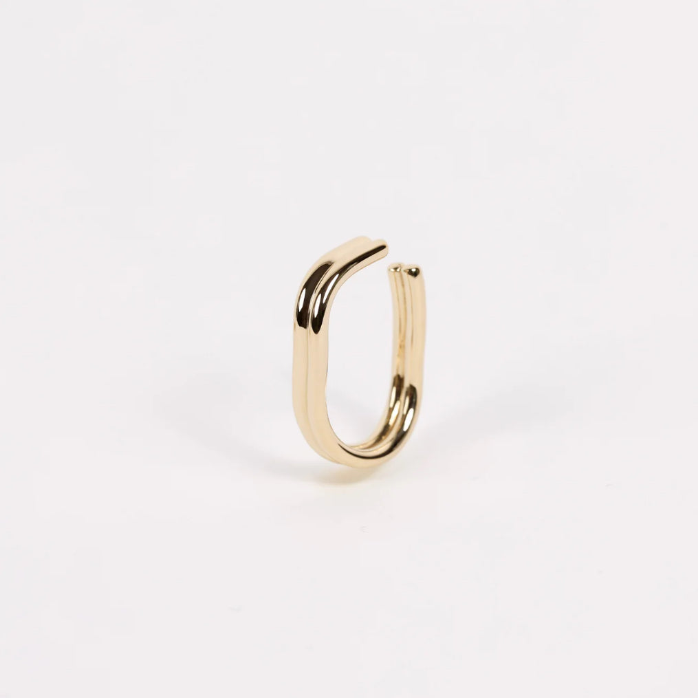 Earcuff Memphis Vertical - Doré