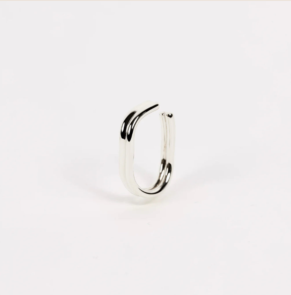 Earcuff Memphis Vertical - Argenté