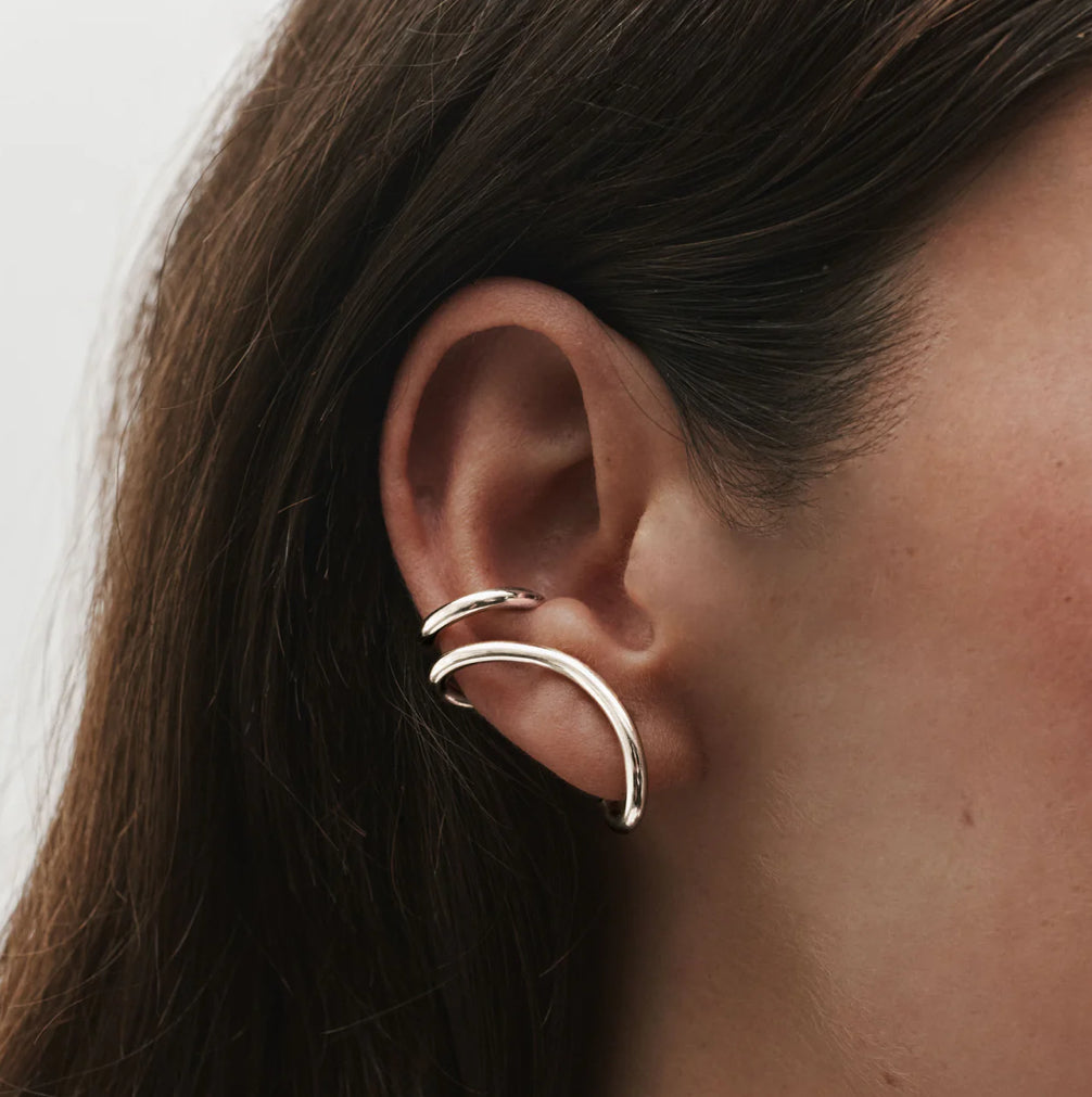 Earcuff Echo Big - Argenté