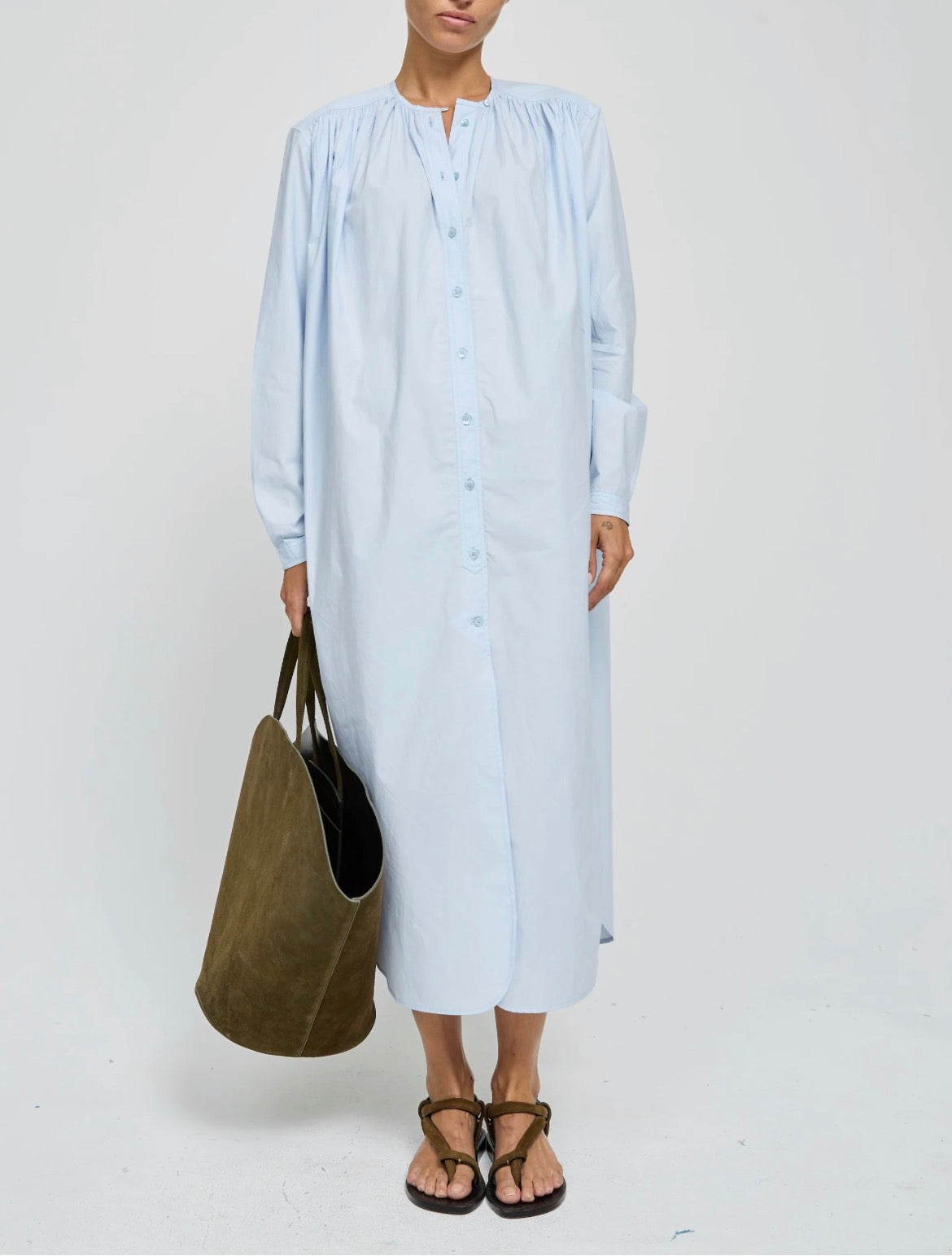 Robe Cigarlong - Bleu Cie