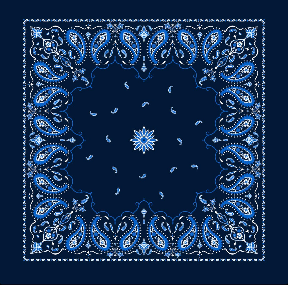 Foulard Pino 65x65 - Navy