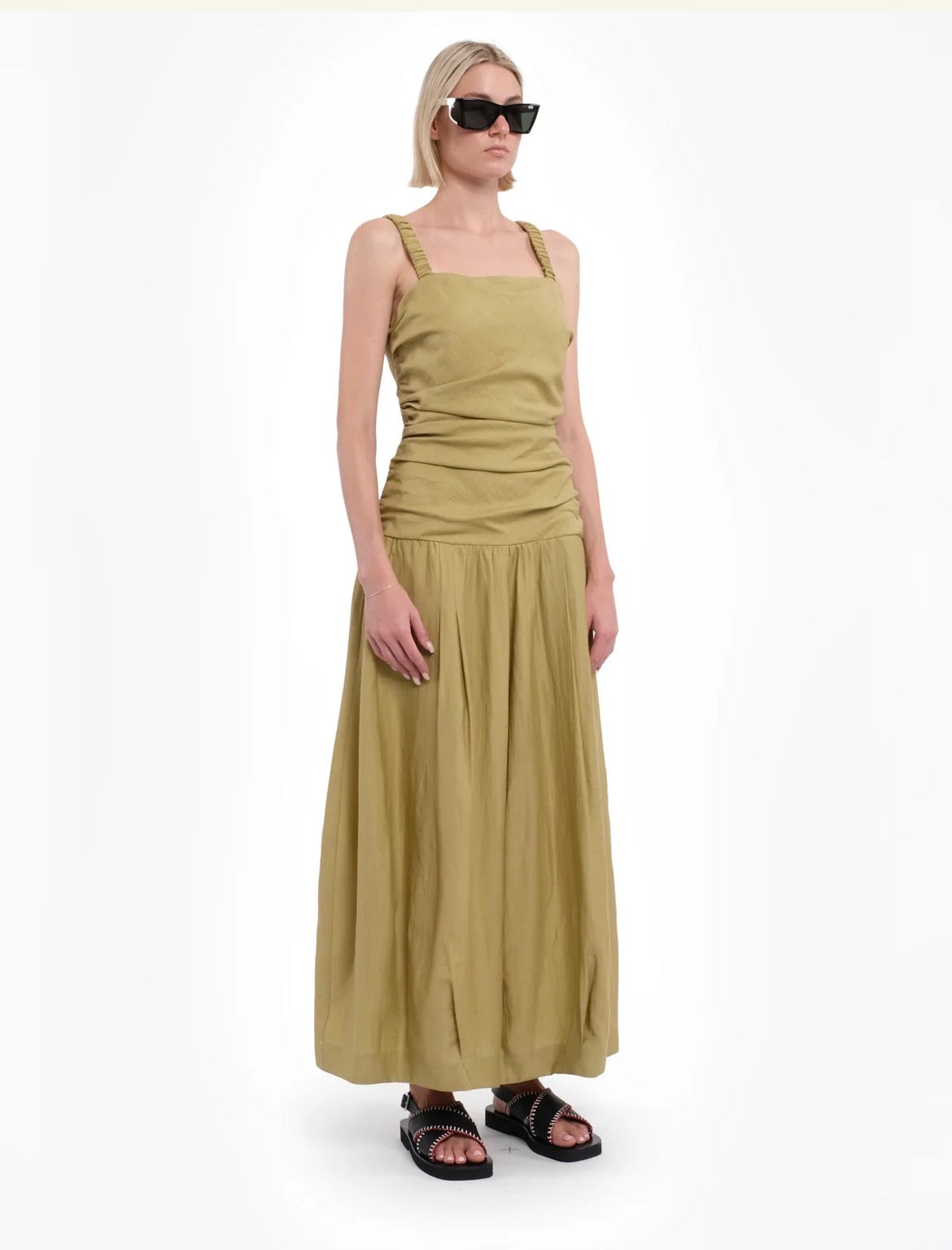 Robe Carmen  - Pistachio