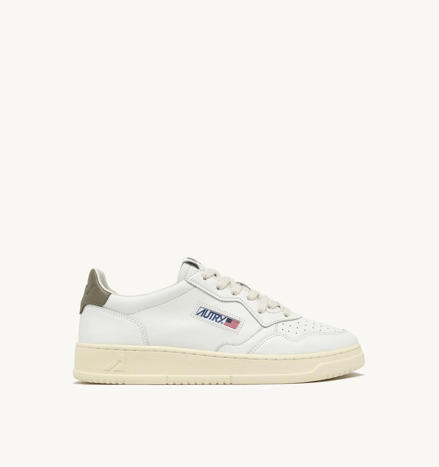 Baskets Medalist Low en Cuir - Covert Kaki