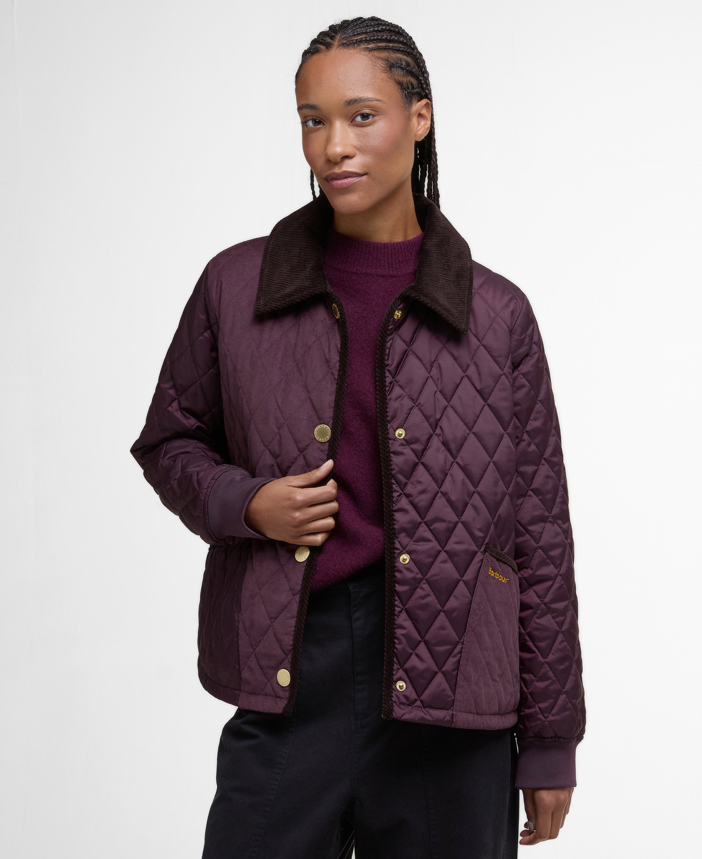 Marla Quilted - Black Cherry