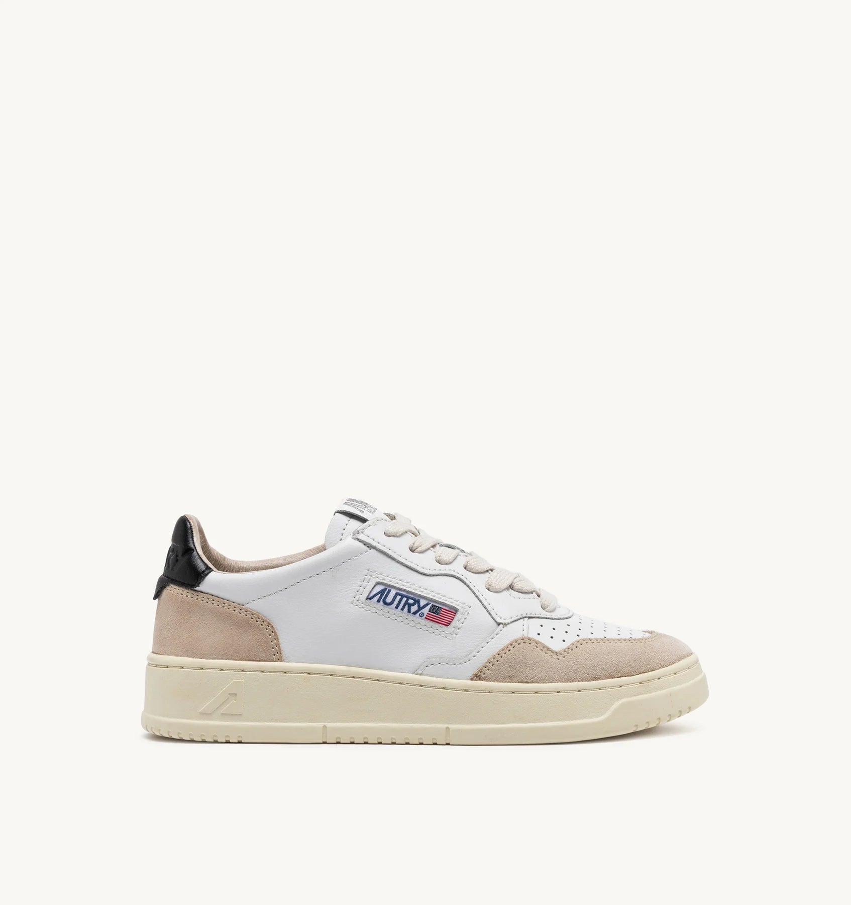 Baskets Medalist Low en Cuir et Daim - Noir