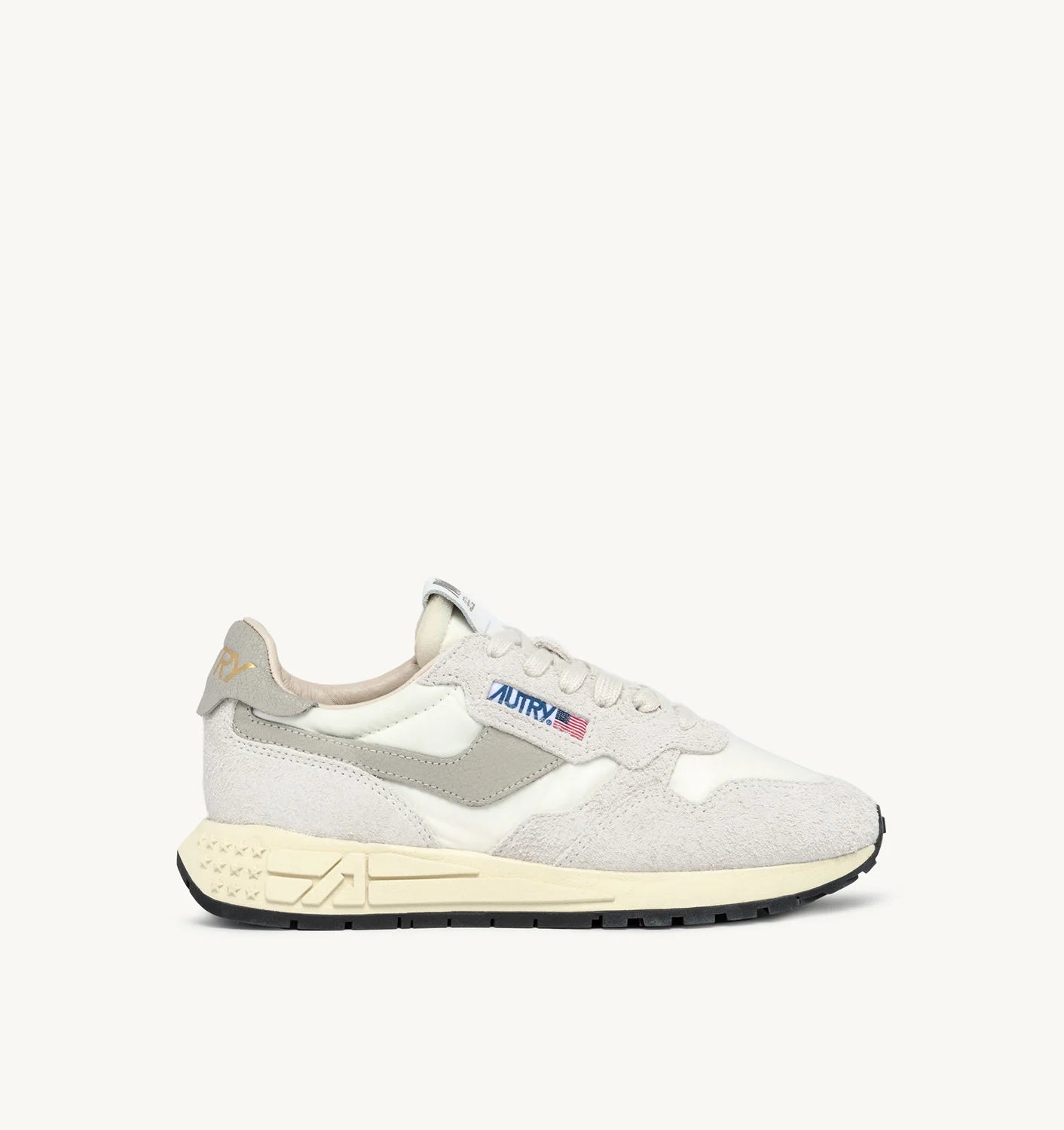 Baskets Reelwing Low en Nylon et Daim - Beige