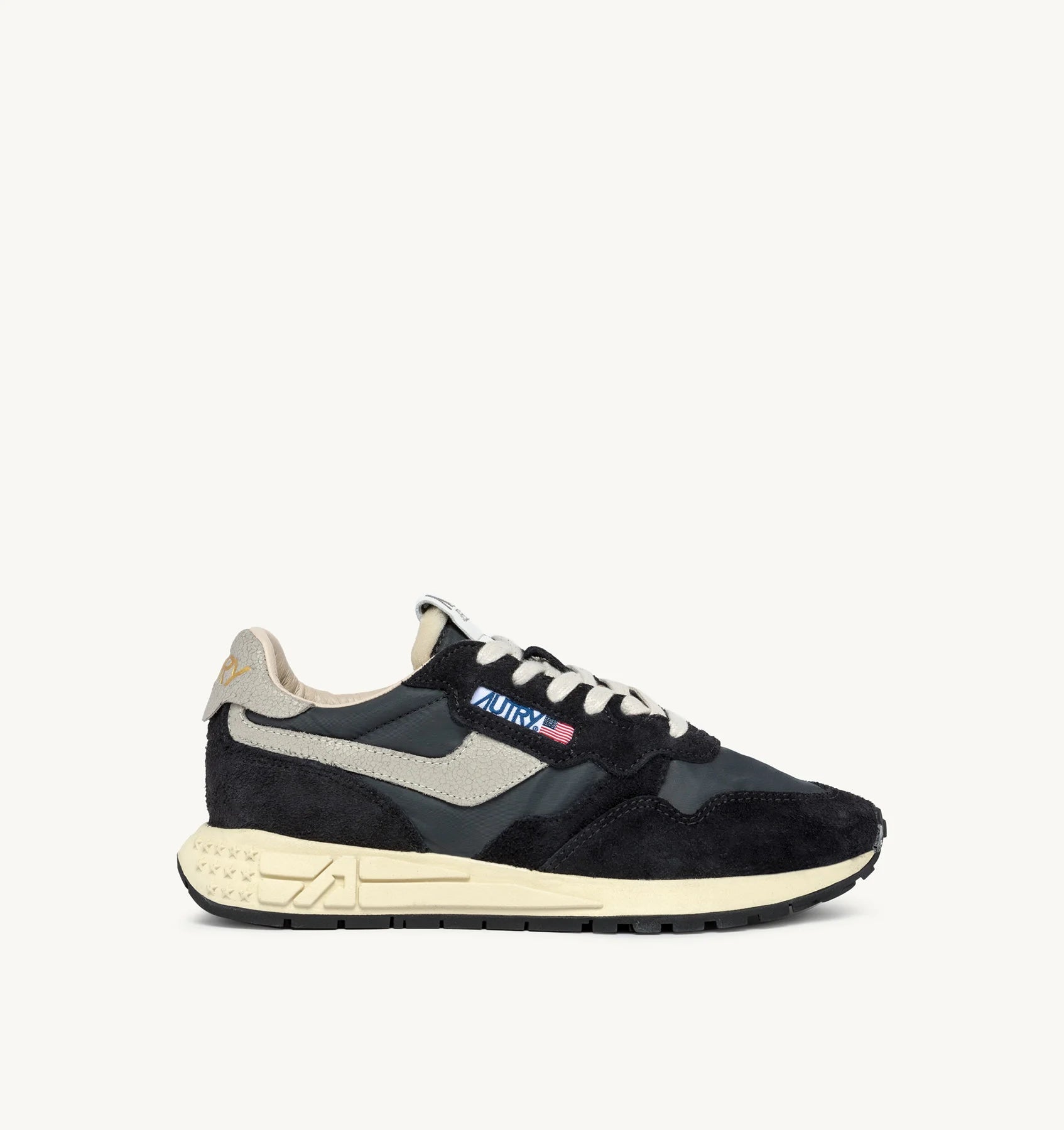 Baskets Reelwind Low en Nylon et Daim - Noir