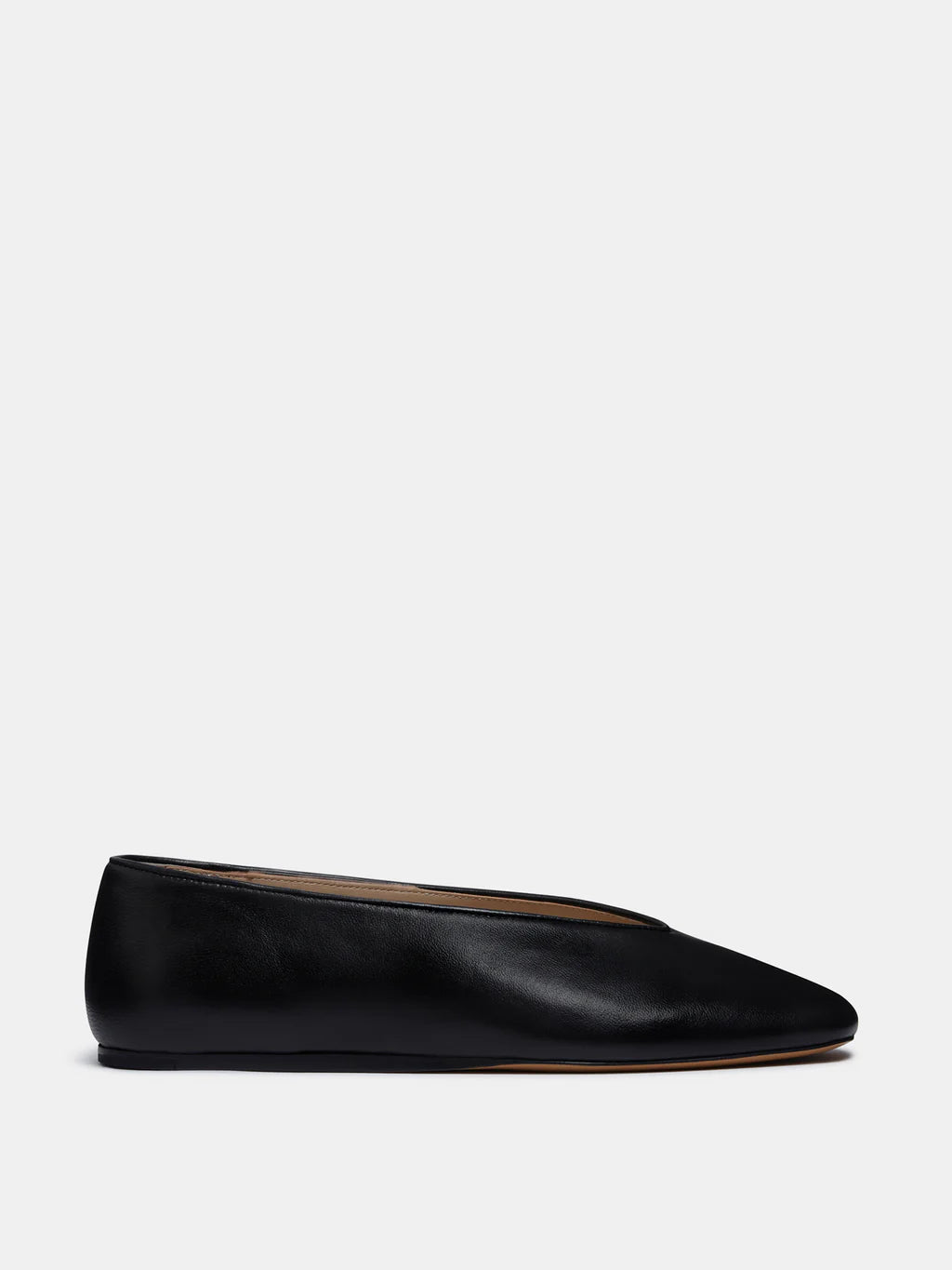 Regency Slipper Leather Shearling - Noir