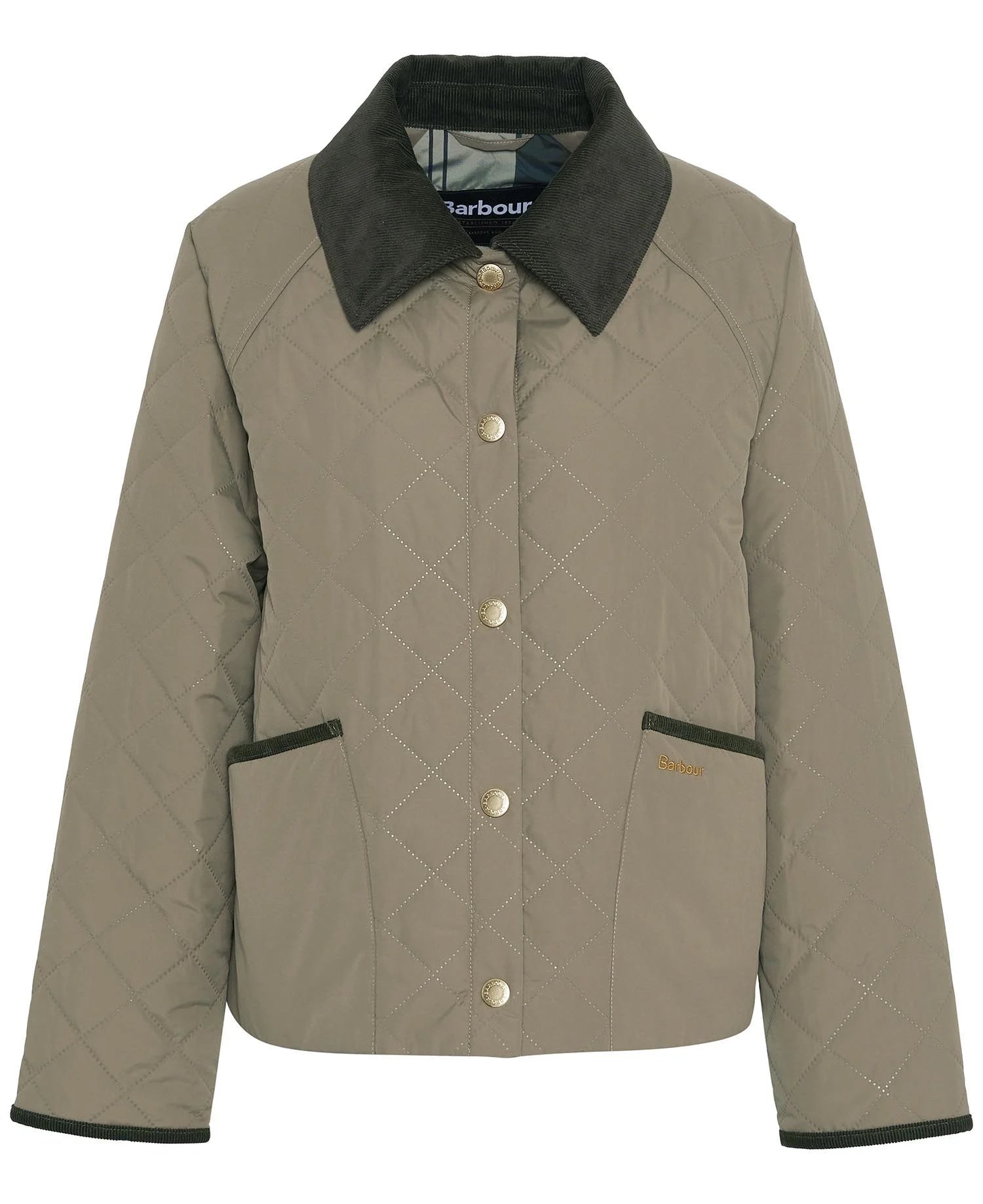Anise Quilted Jacket - Dusky Green/Ancient