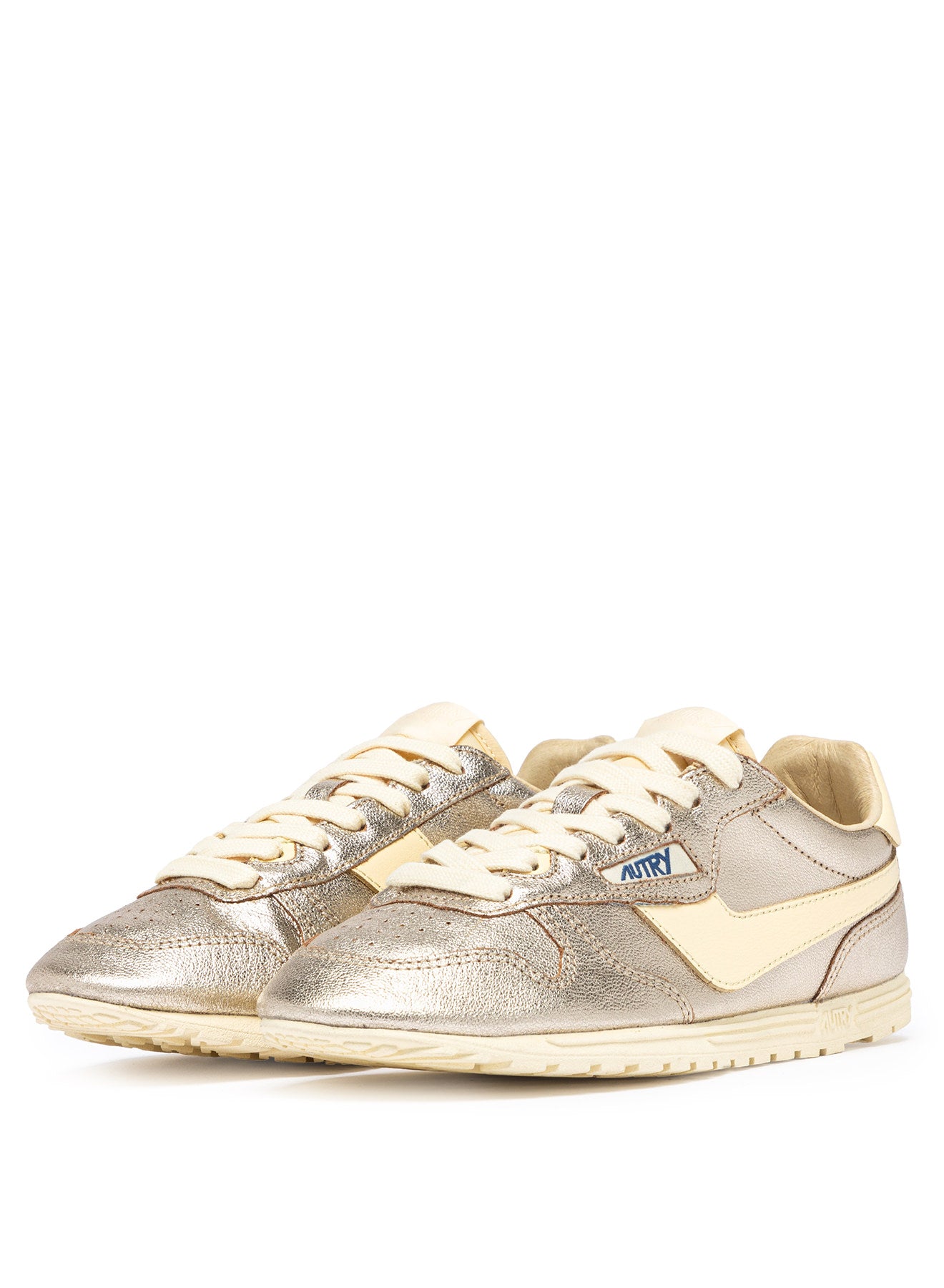 Baskets Windspin en Daim et Cuir - Platine et Lamine